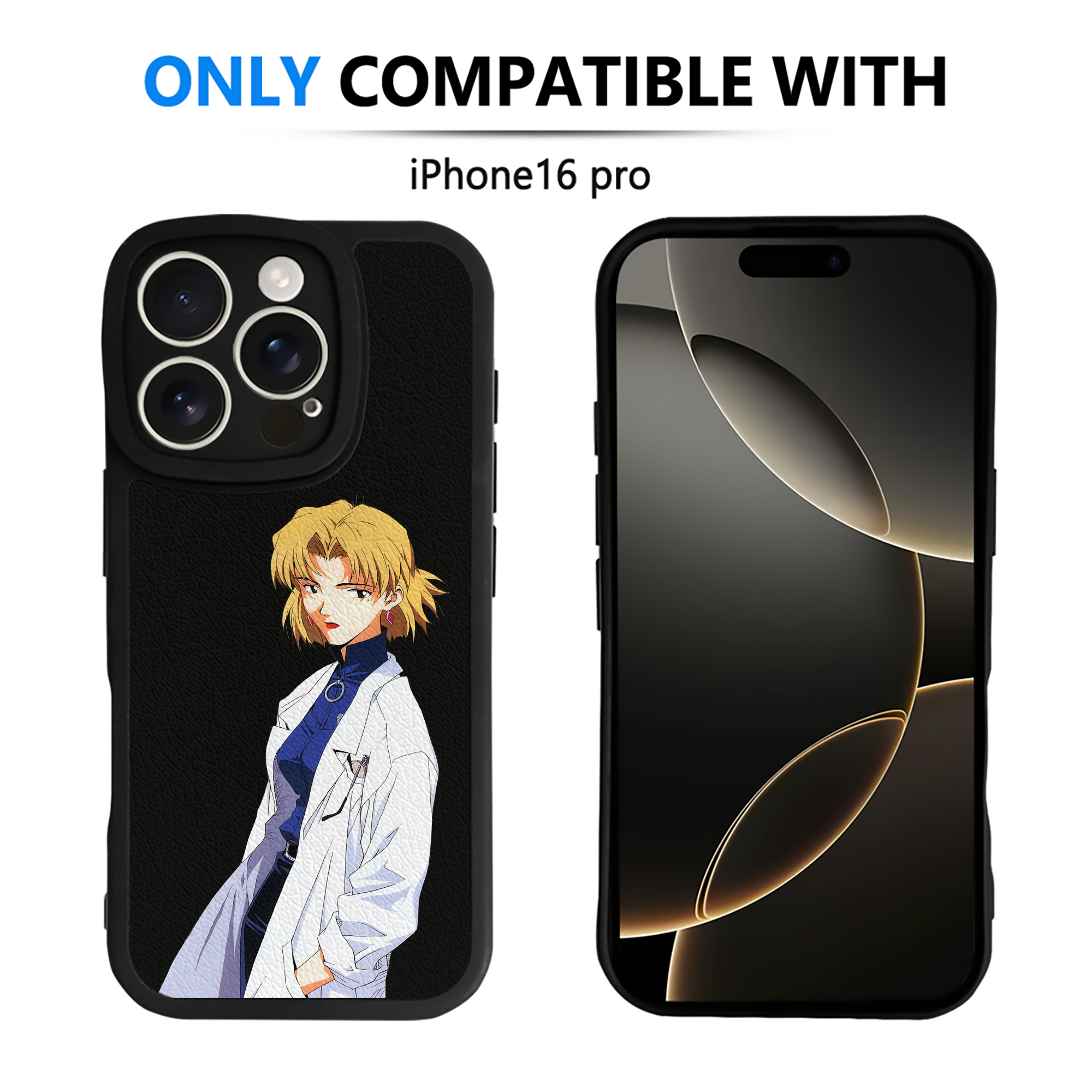 （画像用） EVA 新世紀エヴァンゲリオン 【iPhone 16シリーズ対応】シリコンスマホケース（レザー調） 材質：シリコン